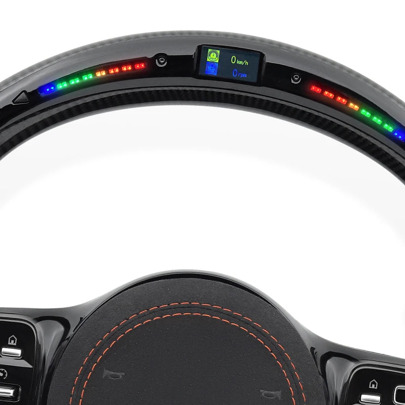 Sport LED Carbon Car Steering Wheel for Mercedes-Benz AMG w167 w177 w205 w206 w213 w217 w222 w223 x253 w290 w292 w463