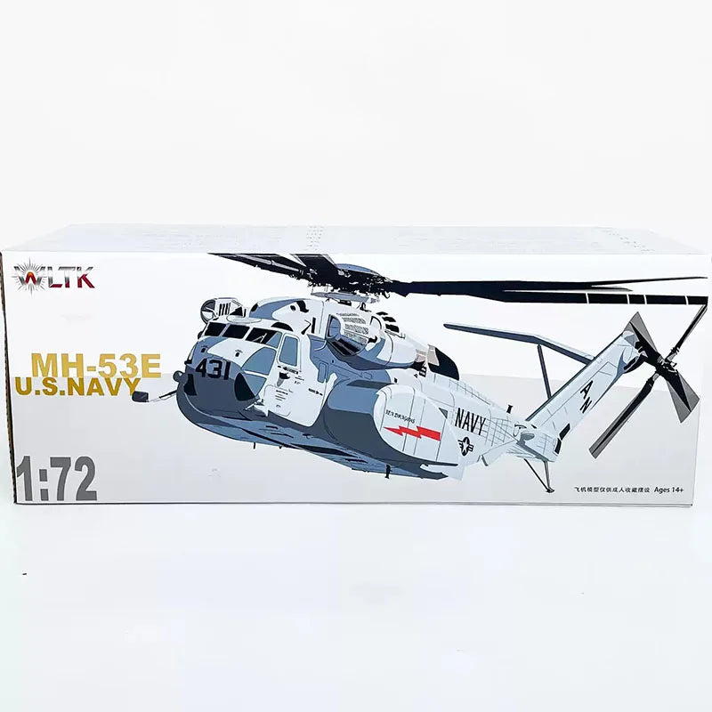 WLTK 1:72 MH-53E Helicopter Alloy Simulation Aircraft Model Collection Decorated Souvenir Gift Hobby & Toys
