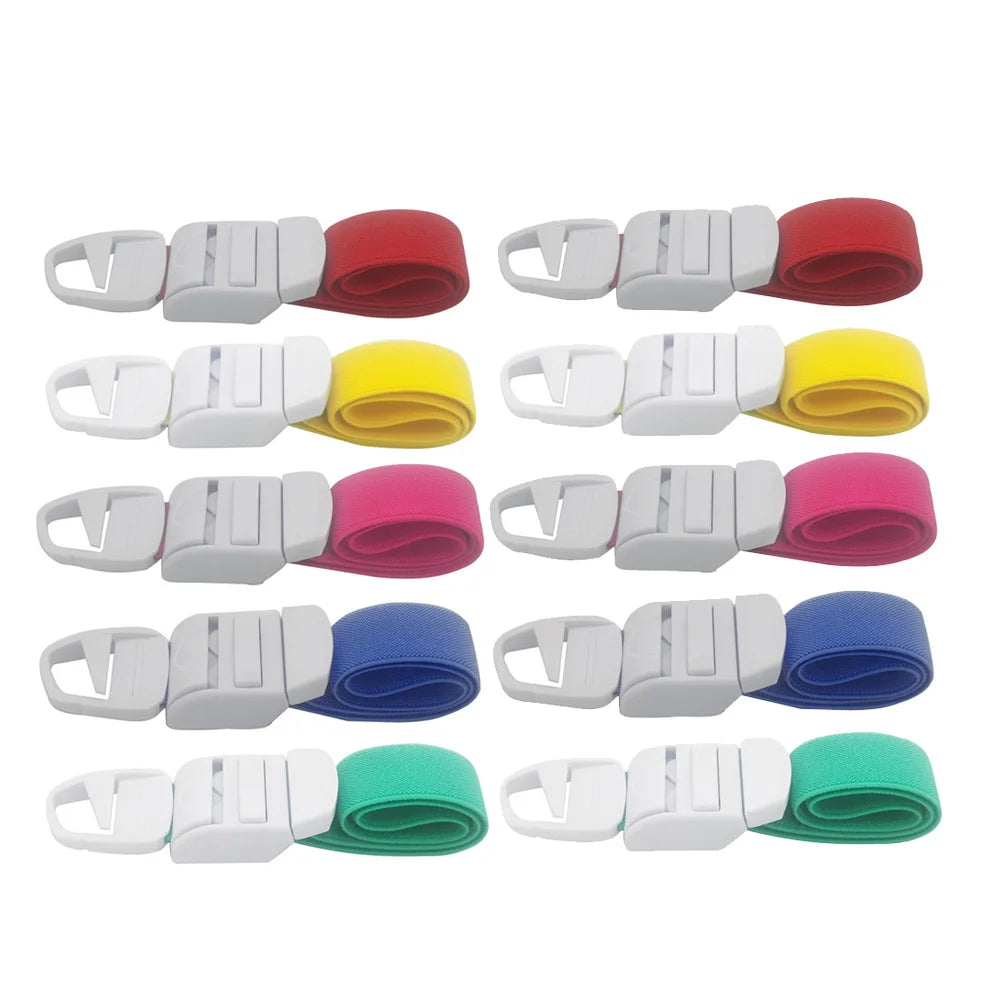 5/10pc Buckle Type Medical Tourniquet Quick Release First Aid Bandage Life Saving Hemorrhage Control for Camping Safety Survival