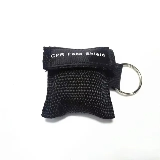 1~10pc Outdoor Rescue Health Care Tools Jetting Resuscitator MaskKey chain First Aid Emergency Face Shield CPR Mask Professional