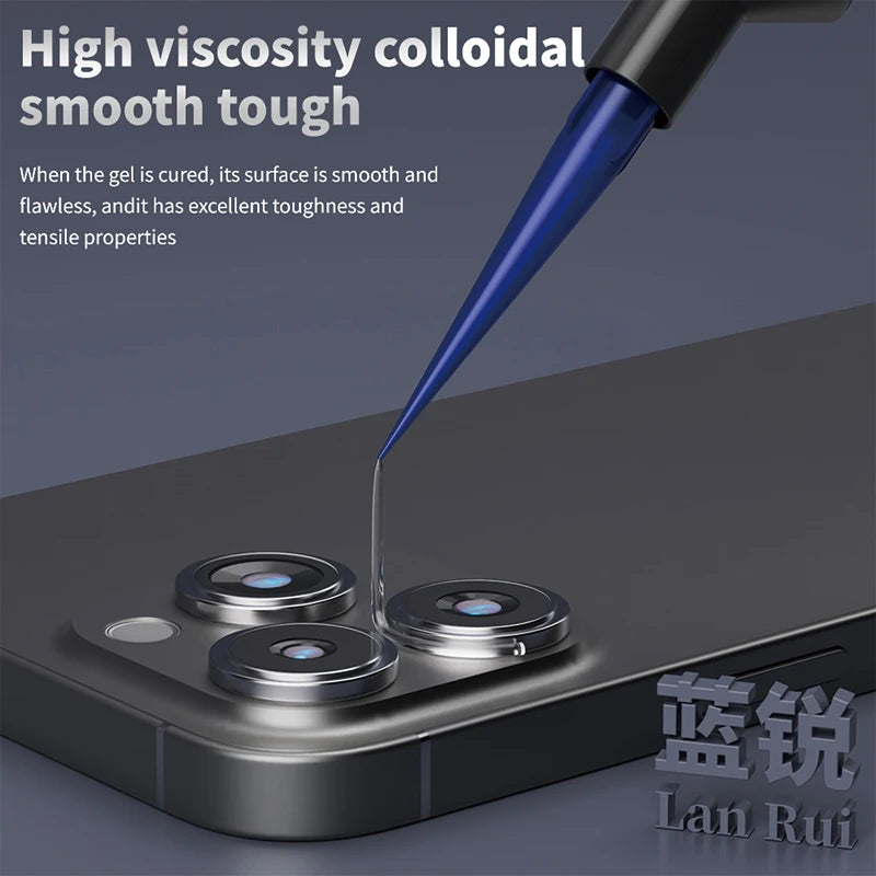 Lanrui M82 intermittent paste broken frame repair button irradiation uv glue purple light glue camera frame broken repair