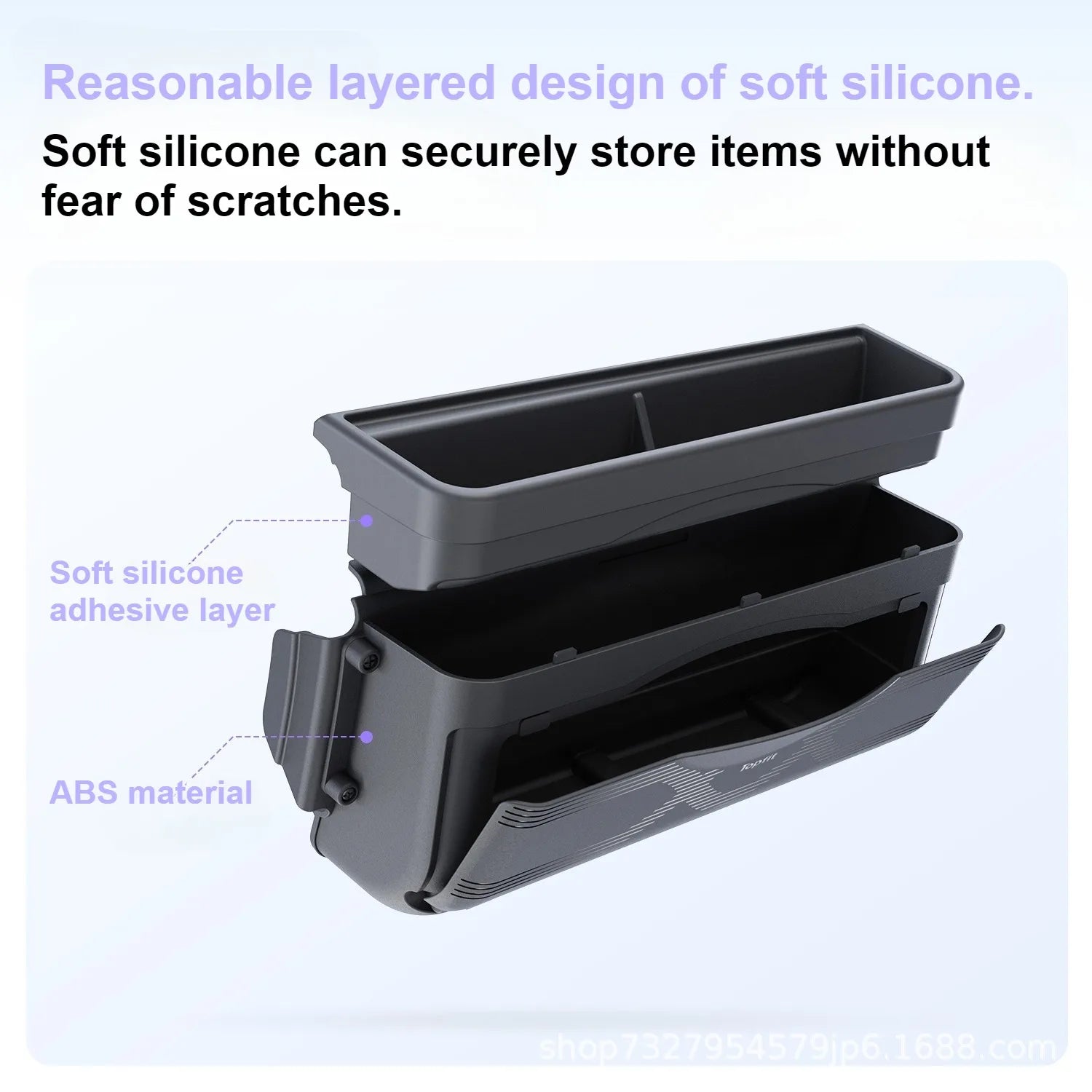 For Tesla Model Y YL Juniper 2025 2026 Driver Side Mini Glove Storage Box Phone Holder Storage Glasses Case Car Auto Accessories