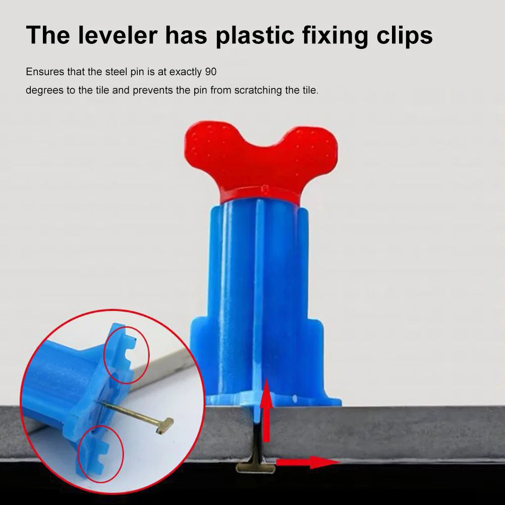 20/40 Pcs Tile Tools Reusable Tile Self Leveling Spacers Tile Installation Leveler for Brick Laying Leveling Construction Tools