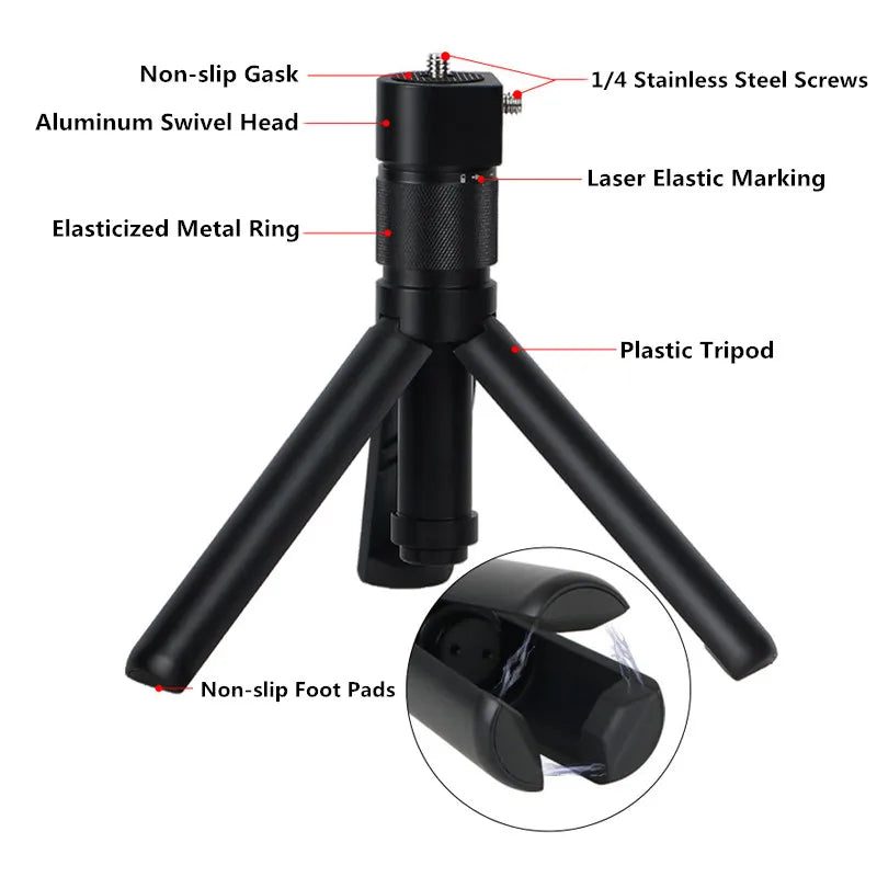 For Insta360 X5 X4 X3 Invisible Selfie Stick Extended Selfie Stick for GoPro 13 12 DJI Action 6 5 4 Camera Aluminum Stand