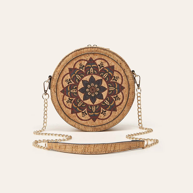 Crossbody Bags Simiaduo Multi-Element Retro Ethnic Style Elliptical Chain Bag For Women