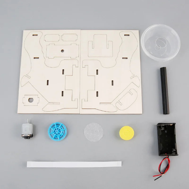Science Education DIY Assembly Vacuum Cleaner Toy Kids STEM Science And Technology Small Production Puzzle Handmade Material Kit