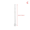 Sponge clip Bottle Brushes Cup Scrubber Long Stainless Steel Handle Wineglass Cleaner Replaceable Head Kitchen Cleaning Tools