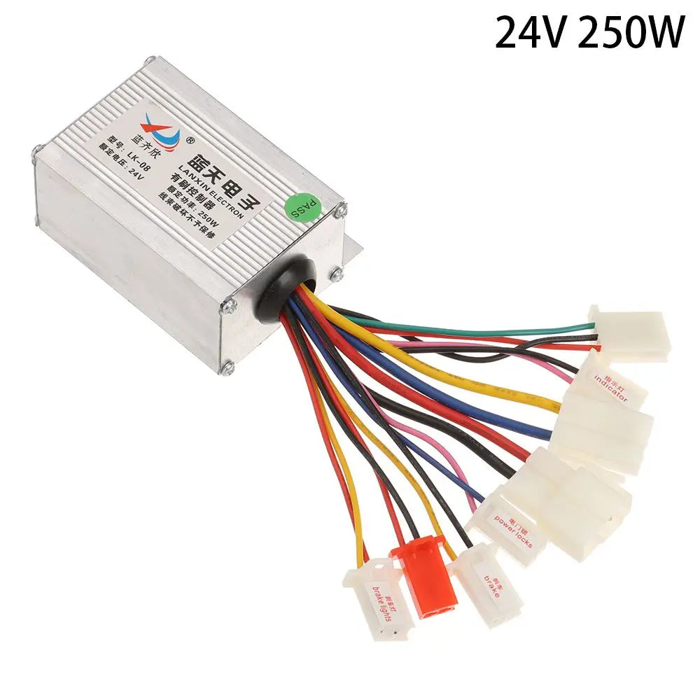 E-bike Accessories 24V/36V/48V Electric Bicycle Parts Bicycle Controller Brushed Controller Electric Bike Motor