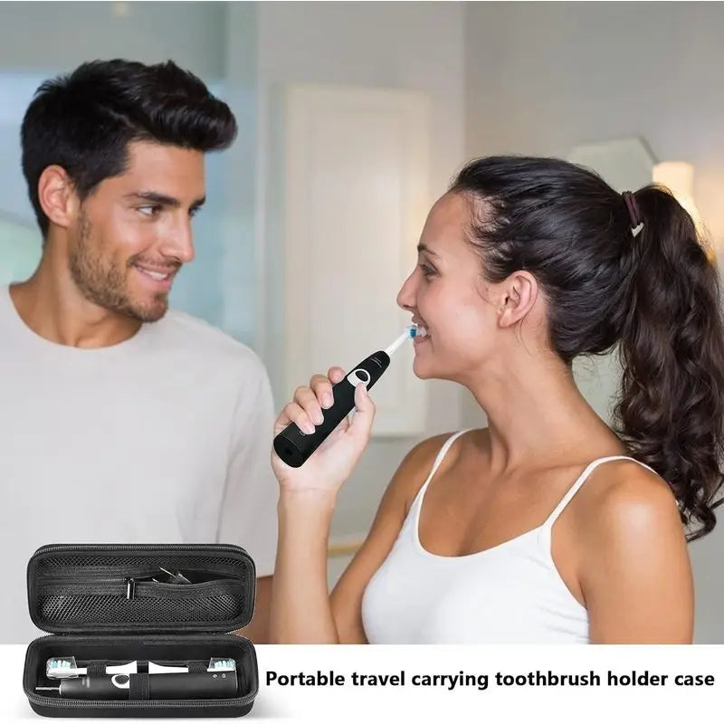 Toothbrush travel kit, compatible with Oral-B Pro 1000, 2000, 3000, 3500, 1500, with accessory mesh bag