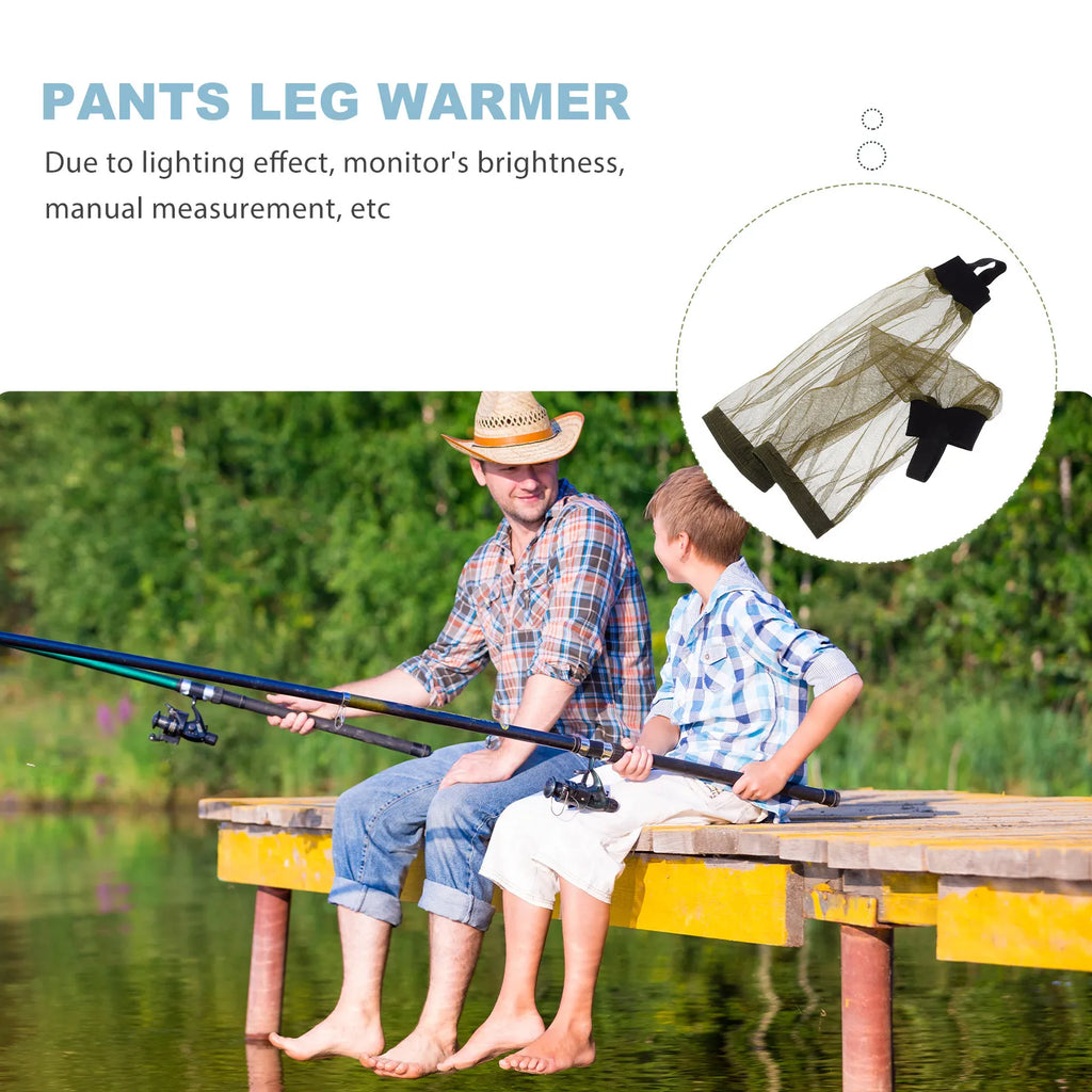 Mesh Net Pants for Outdoor Camping Hiking Fishing Gardening Travel Lightweight Ultra-Fine Translucent Ankle