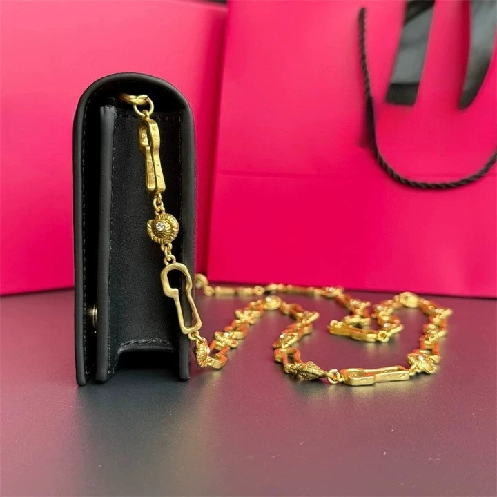 2026 New Genuine Leather High quality version of Devil's Eye Deluxe Bag Necklace Jewelry with box original package
