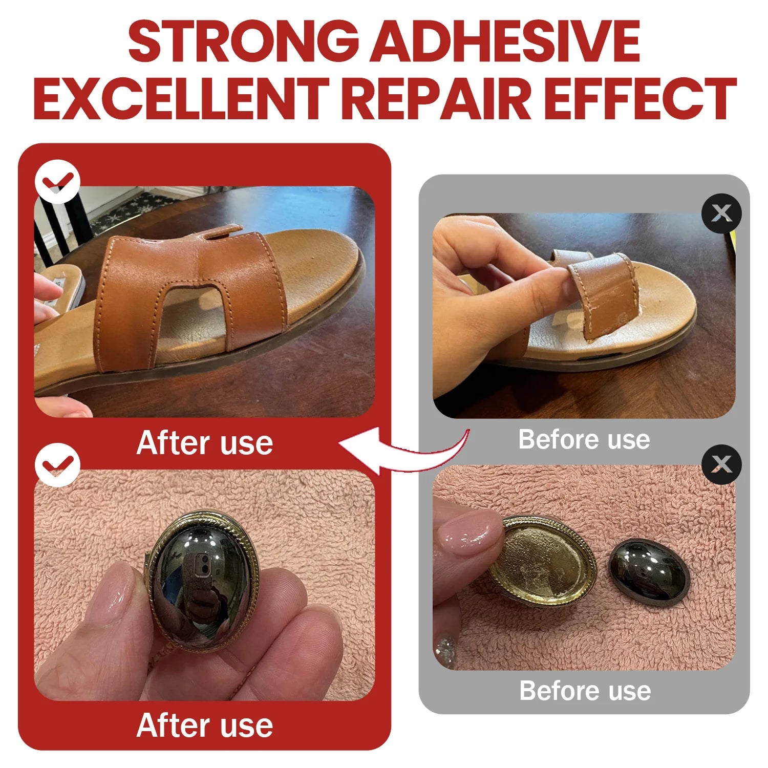Super Strong Transparent Glue, No. 1-8 Strong Water-Based Acrylic Quick-Drying Adhesive, Suitable for Wood, Rubber, Leather, Plastic, Metal, Diamond Rhinestone Jewelry, DIY Handmade Products, Etc