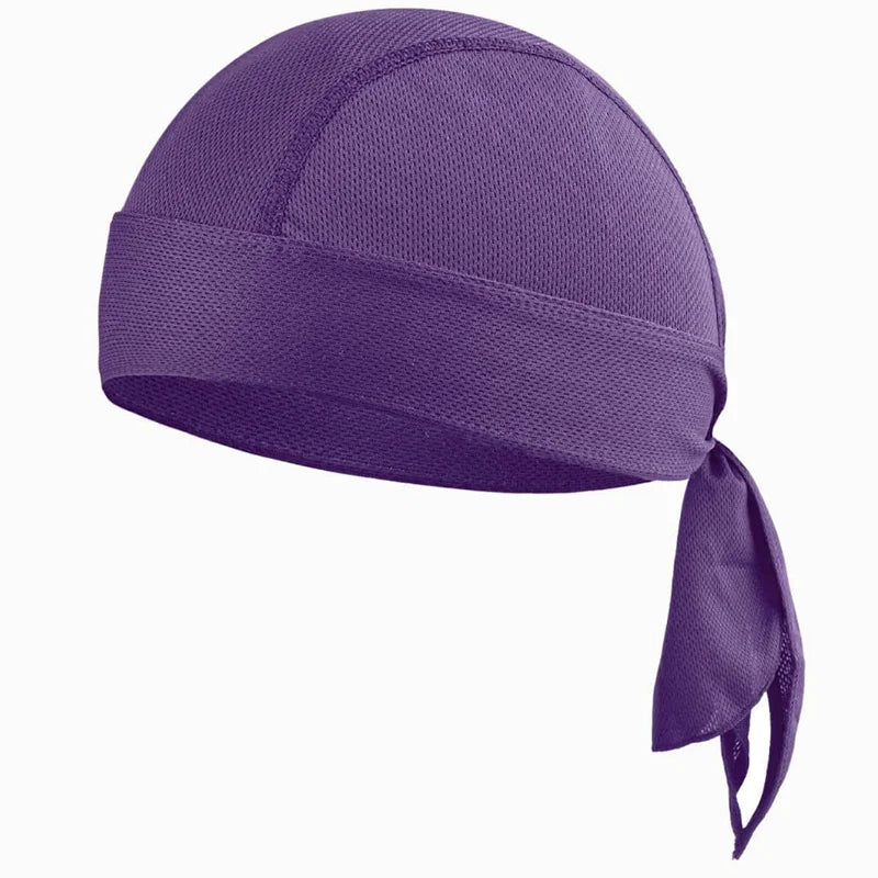 Sweat Wicking Cycling Headscarf Men Breathable Running Hiking Helmet Cover Elastic Bandana Comfortable Climbing Pirate Hat