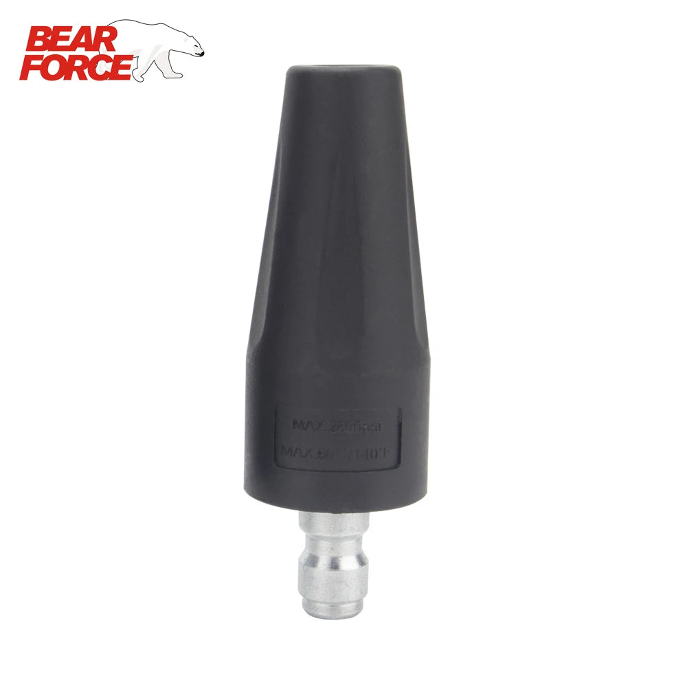 Rotating Dirt Blaster Turbo Nozzle with 1/4" Quick Release Plug Connector #035 for High Pressure Washers Car Washing Machine