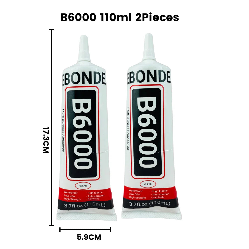 15/50/110ML B6000 Strong Glue Telephone Mobile Phone Touch Screen Adhesive DIY Repair Diamond Jewelry Glass Office Supplies