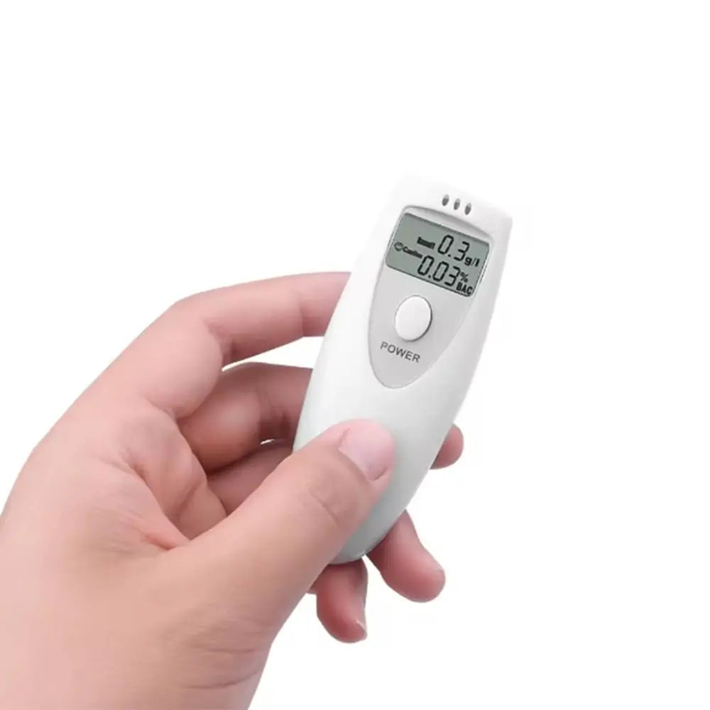 LED Digital Display Breathalyzer Analyzer Plastic Portable No Contacted Digital Breathalyzer Widely Used Durable