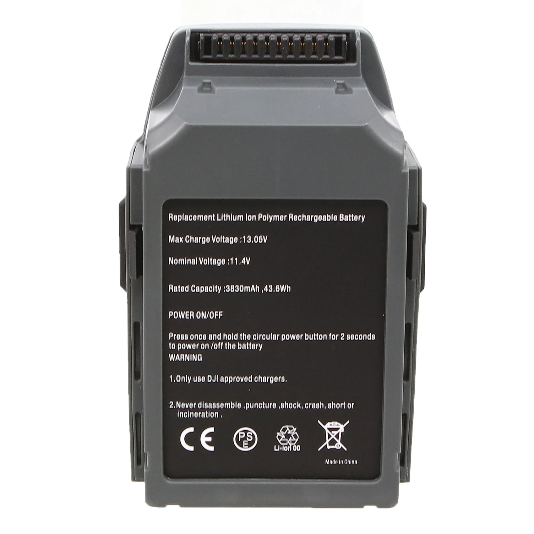 Compatible with Mavic Pro Drone Intelligent Flight Battery 3830mAh 11.4V Long Lasting Voltage Stable Voltage Easy to Install