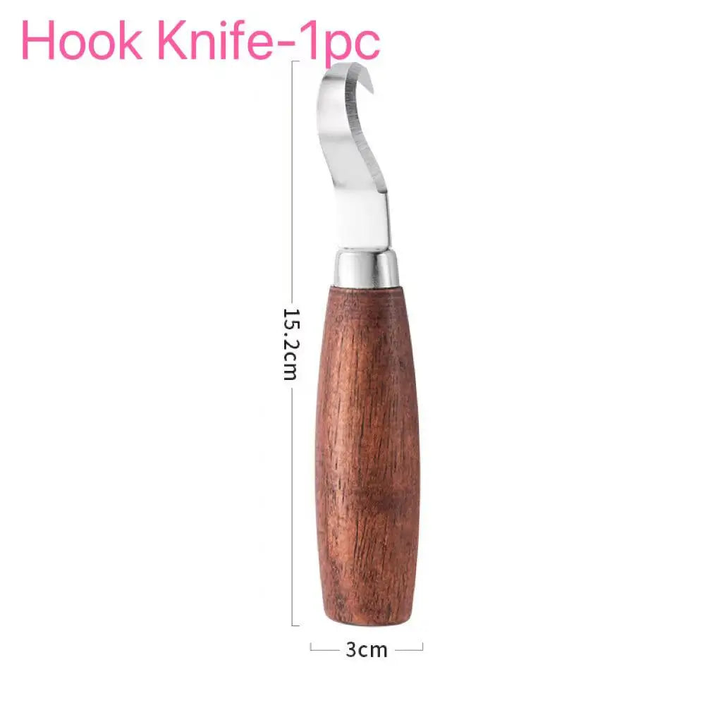 Wood Carving Tools Set Hand Chisel Cutter DIY Woodworking Knife for Spoon Pumpkin Sculpting Gift for Beginners