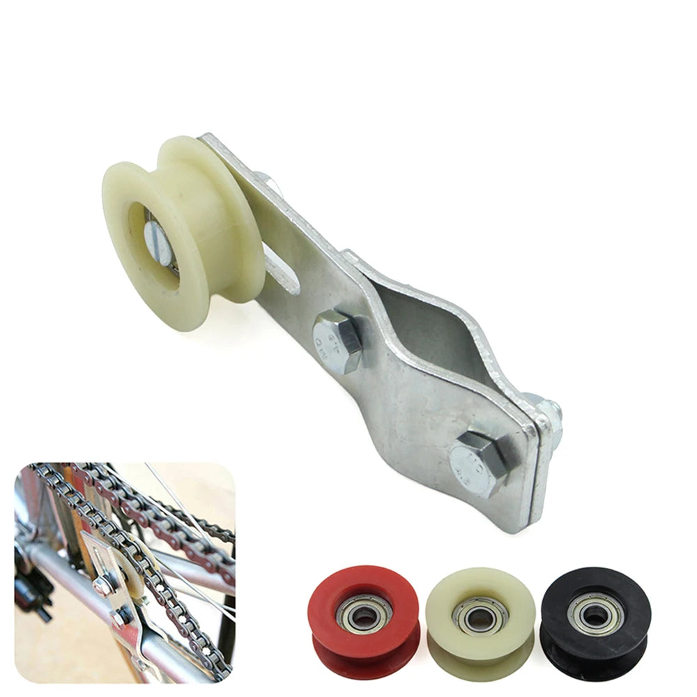 Pulley Chain Tensioner Adjuster For 49cc 50cc 60cc 66cc 80cc Engine Motorized Bicycle Push Bike Chain Guard Protection