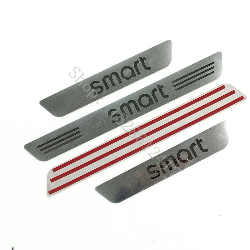 For Smart Fortwo Forfour 453 451 450 car Accessories Styling Door Sill Scuff Plate/Door Sill Door Sill Scuff Plate