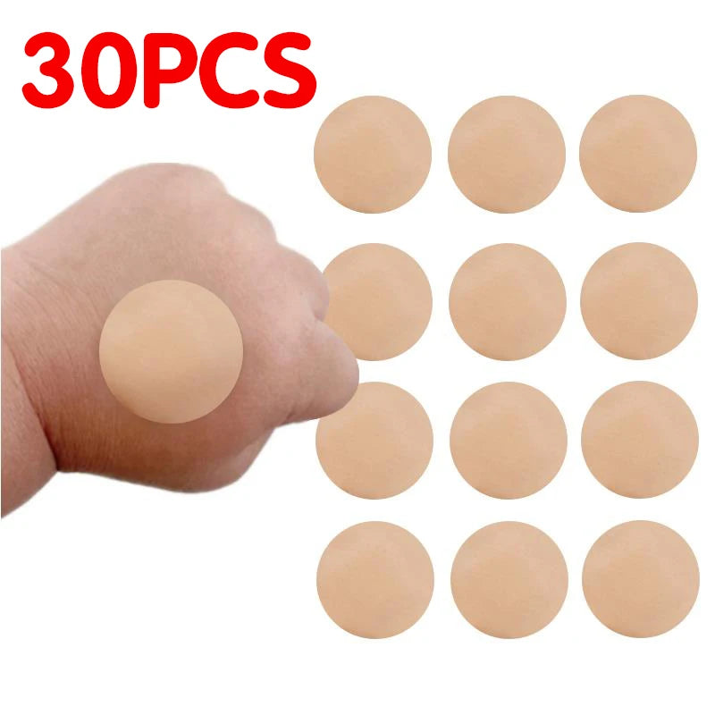 10-100Pcs Mini Round Band Aid Skin Color Wound Dressing Plaster First Aid Patch Breathable Waterproof Adhesive Bandages Tape