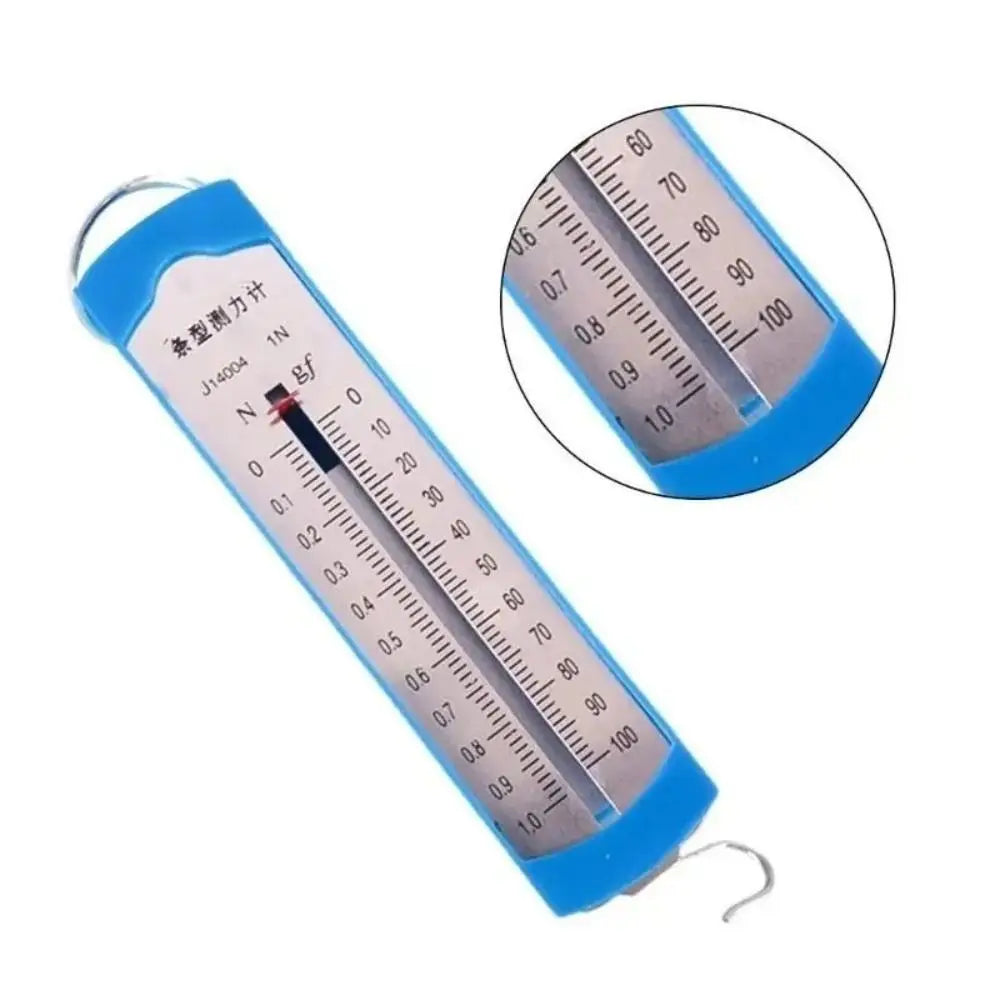 Easy to Read 1N Spring Scale 2.5N 5N Spring Dynamometer Clear Scale 10N Hanging Spring Dynamometer Physics Study