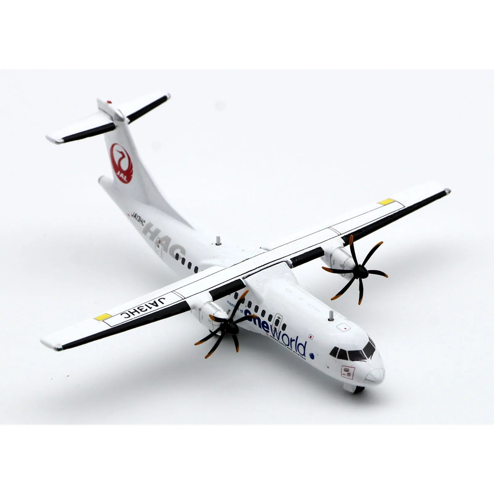 EW4AT4004 Alloy Collectible Plane Gift JC Wings 1:400 Hokkaido Air System “Oneworld” ATR42-600 Diecast Aircraft Model JA13HC