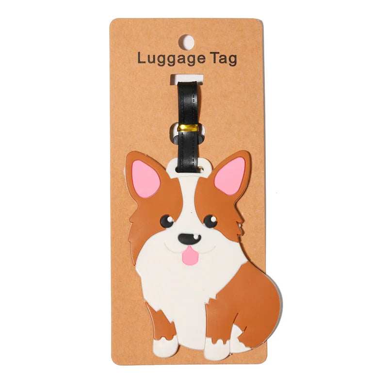 Multiple Types of Luggage Tags, Cartoon Macaron Colored Cat Paw Luggage Tags, Anti Loss Hanging Accessories for Check-in