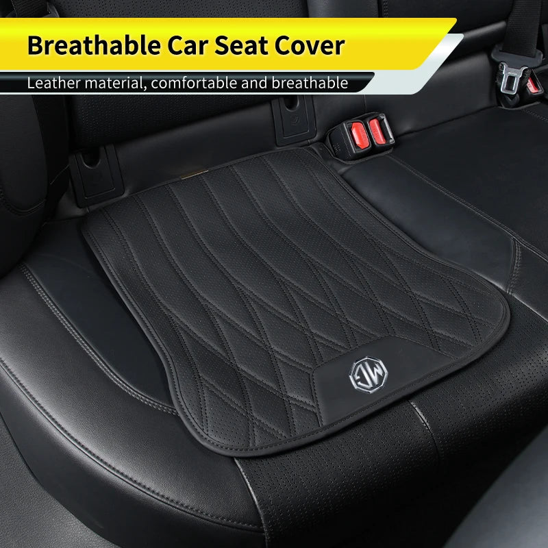 Car Seat Cushion Leather Anti-Slip Pad Seat Protector Cover Accessories For Morris Garages MG 3 5 6 7 HS ZS GS Hector TF GT ZR