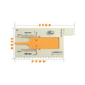 Auto Tyre Tread Depth Gauge Caliper Car Motorcycle Caravan Trailer Wheel Measure Car-styling Repair Tool