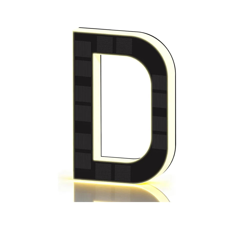 17CM Solar House Number Lights,House Sign Light Sensor, Address Sign Solar House Number Sign Led Address Number for Outdoor