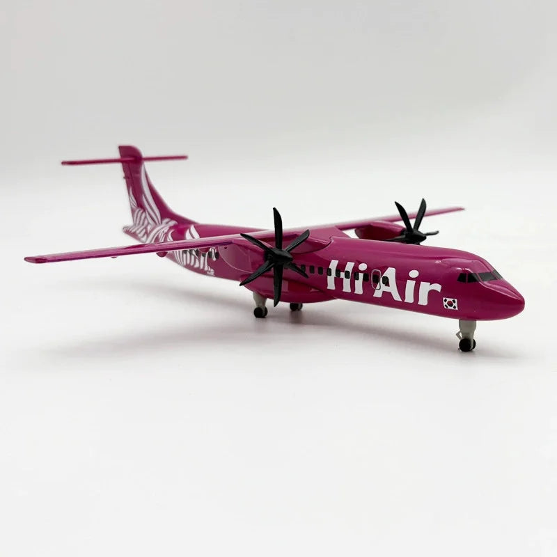 20cm Toy Planes For Kids Alloy Metal Korea ATR Airplane Model Diecast Air Plane Model Aircraft Wheels Landing Gears For Collecti