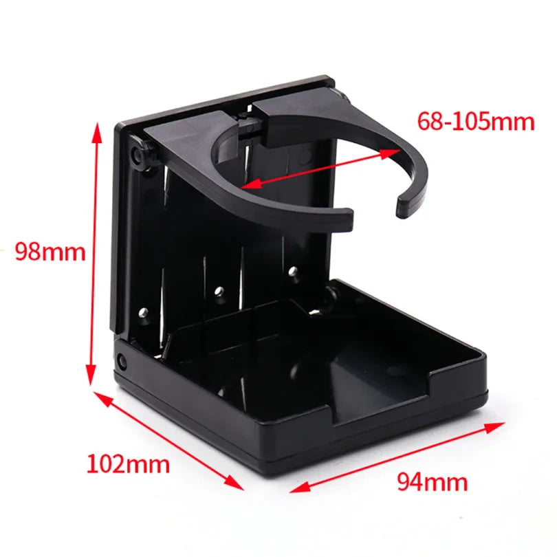 Cup Drink Holder Folding Car Cup Holder Water Bottle Holder Front Cup Holder Stand for Car Boat Truck Yacht SUV RV Van Cup Tray