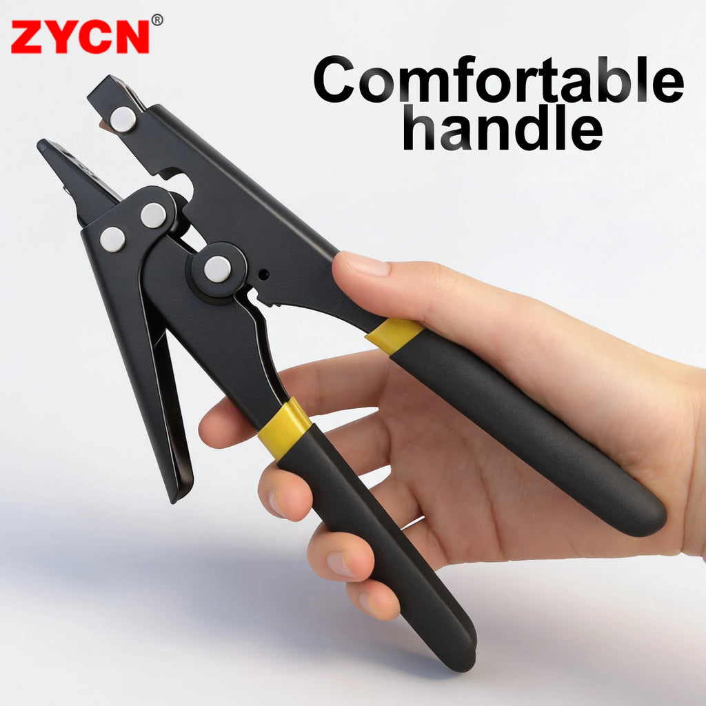 Cable Tie Gun Clamp Plastic Fastening TG-100 Automatic Tensioning Nylon Width 2.3mm To 9.5mm Guns Automatic Tension Cut Off