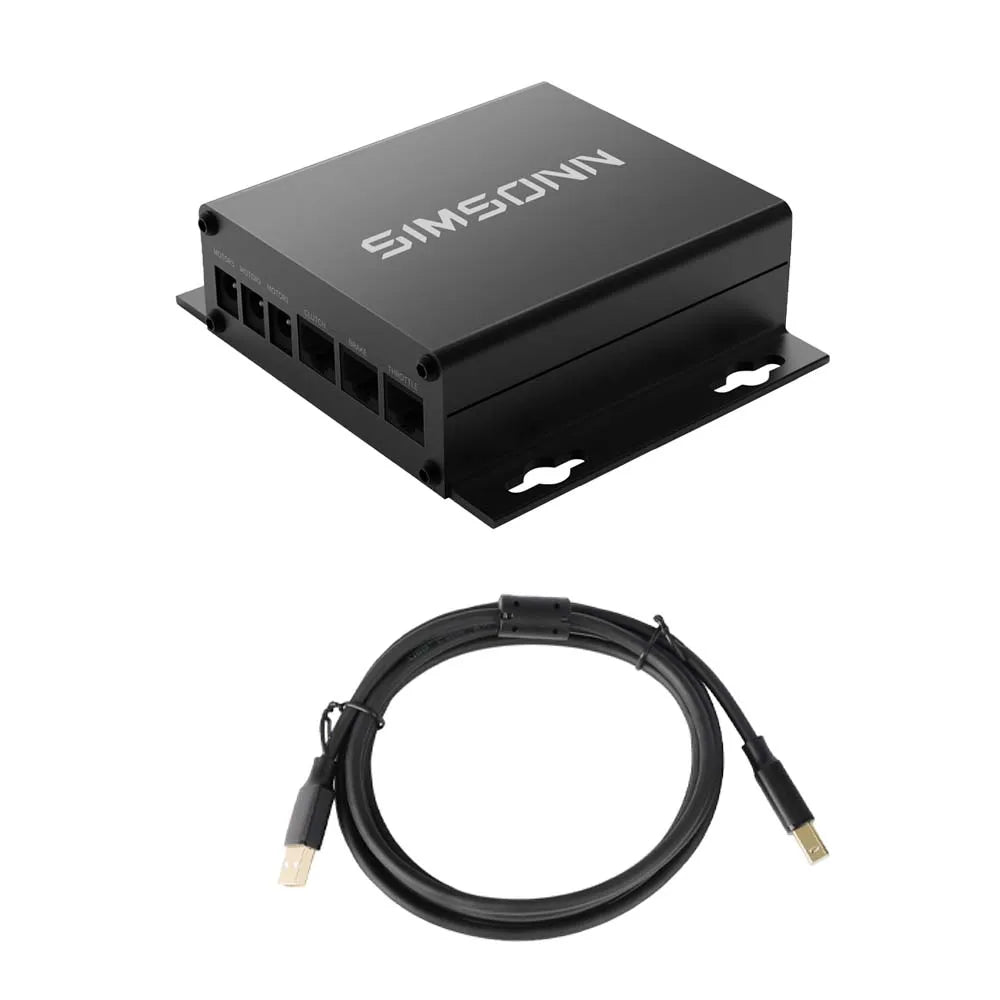 SIMSONN Main Control Box for the Pro X Ultra Pedals and Plus X Pedals Support VAM PRO Motors Includes USB Cable