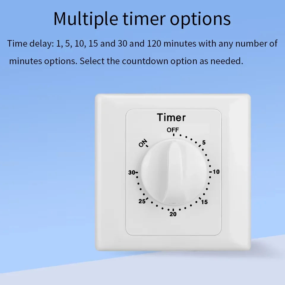 High Quality Mechanical Time Switch Electrical AC 220V Household Water Pump Countdown Timer Time Delay Switch