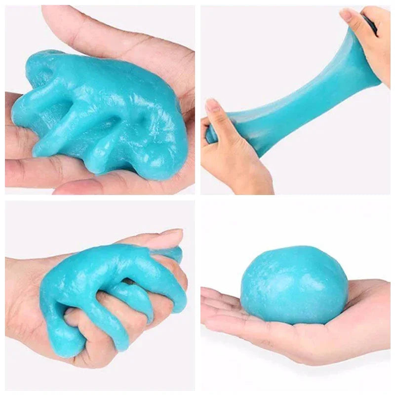 Car interior cleaning gel 160g slime Magic mud Car exhaust computer keyboard Dirt dust collector Car interior cleaning tool