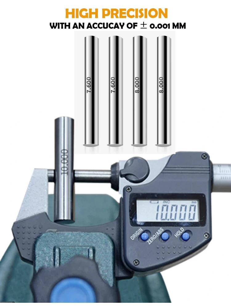 Precision Pin Gauge Set 0.1mm-1mm Range  Smooth Plug Hole Gauge Tools for Accurate Measurement