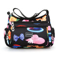 Lightweight Nylon Crossbody Bags for Women Multi-Pattern Shoulder Purses for Daily, Travel Casual Outings with Adjustable Straps