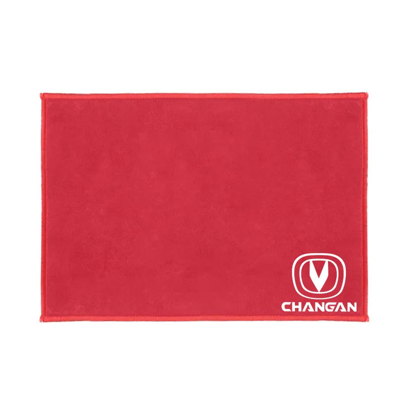 Suede Fleece Microfiber Towel Car Logo Cleaning Rag Cloth For Changan CS35 CX70 CS85 CS55 CS75 CS15 Alsvin Hunter CS95 2021 Yuex