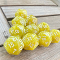 Cube 20 Sides D20 dungeon dices D&D Table board game 20 faces Acrylic Dice Sets Pearl Colorful dungeons and dragons d20 Dices