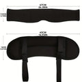 Adjustable Travel Neck Pillow with Eye Mask Set Head Support for Sleeping on Airplane Car Train Breathable Prevents Head Shaking