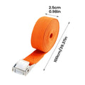 Adjustable Heavy Duty Tie Down Straps Zinc Alloy Buckle Motorcycle Cargo Belt for Truck Trailer Kayak Roof Boat Luggage ﻿