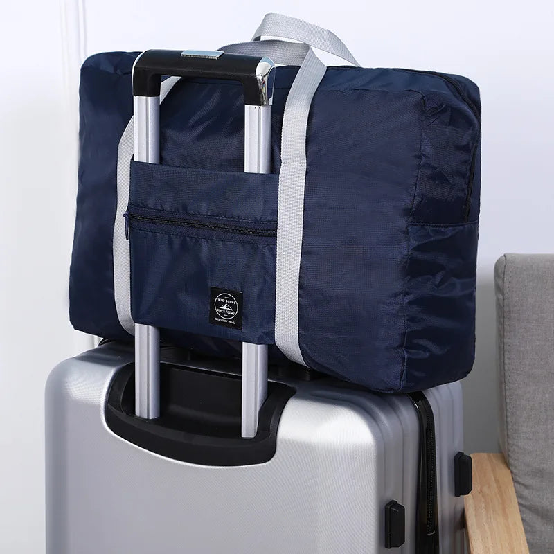 Foldable Travel Duffel Bag for Airlines Carry on Bag for Women and Girls Lightweight Large Capacity Sports Weekend Trip Overnigh