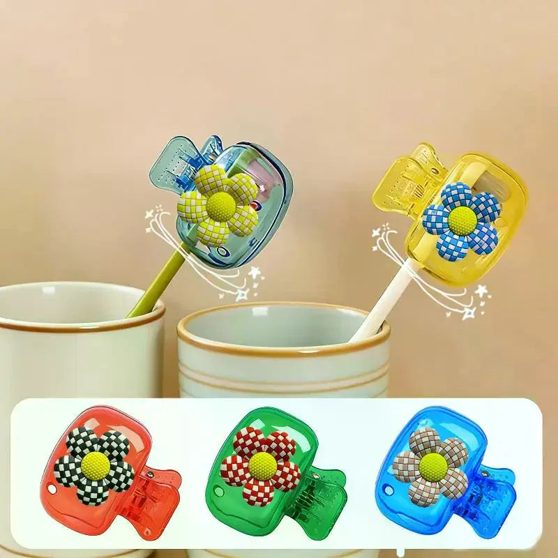 Portable Plastic Clip Travel Toothbrush Head Covers, Protective Toothbrush Protector Cap Brush Pod Case For Household Travel