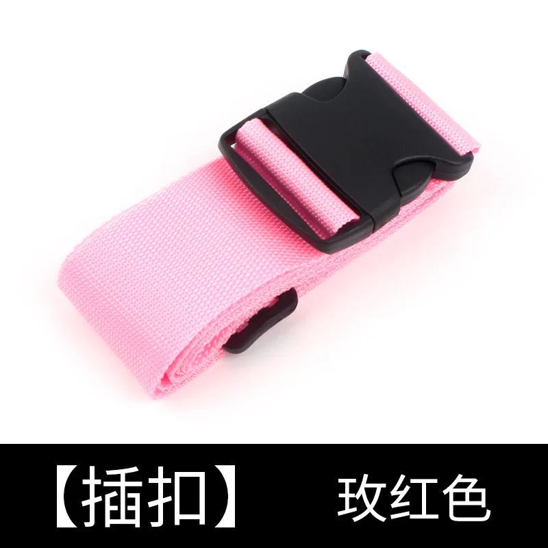 Straight Shaped Luggage Straps for Suitcase, Polyester Luggage Belt with Adjustable Release Buckle Travel Accessory ﻿