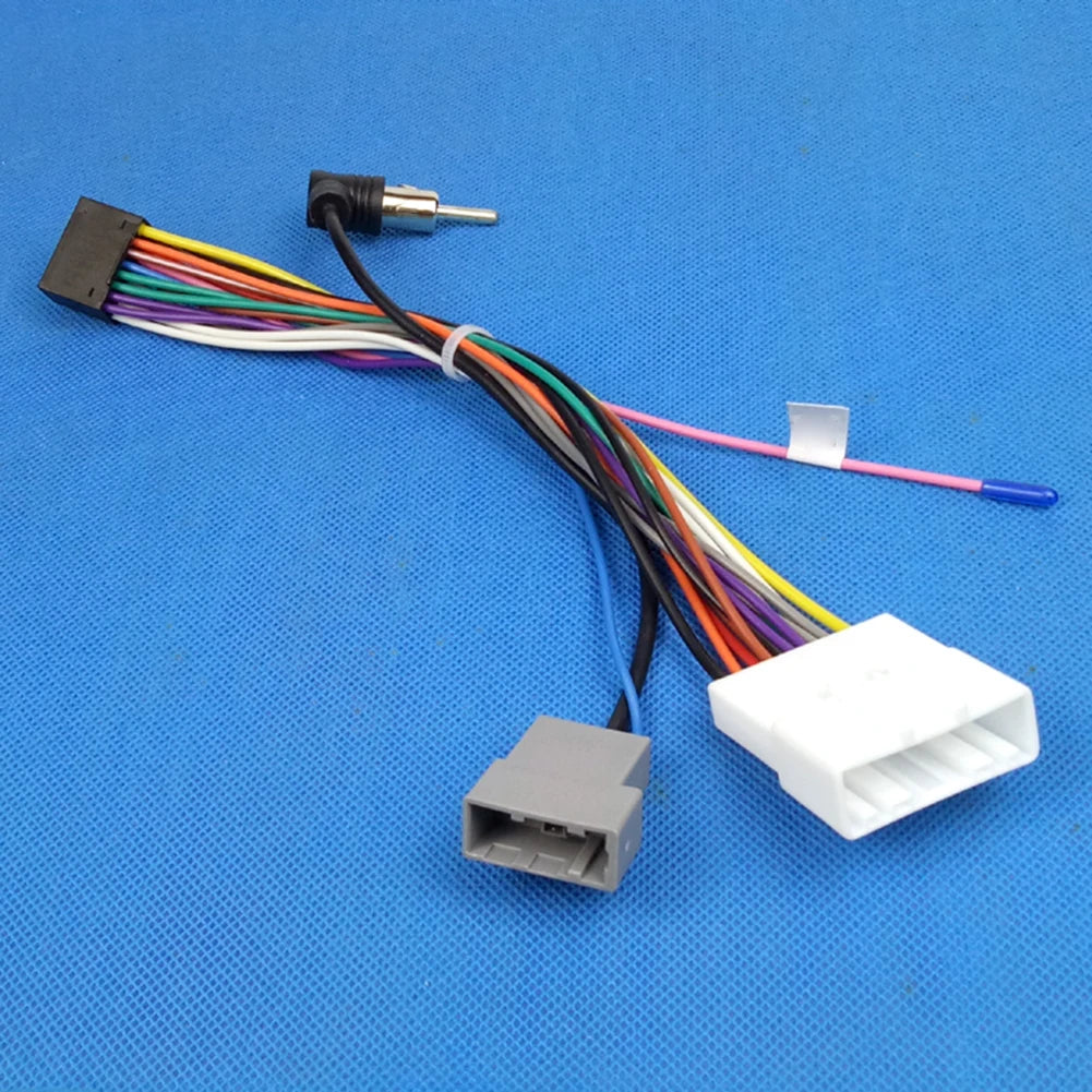 Radio Harness Adapter for Nissan Vehicles Featuring 16-Pin Interface to Support For Android Head Unit Integration