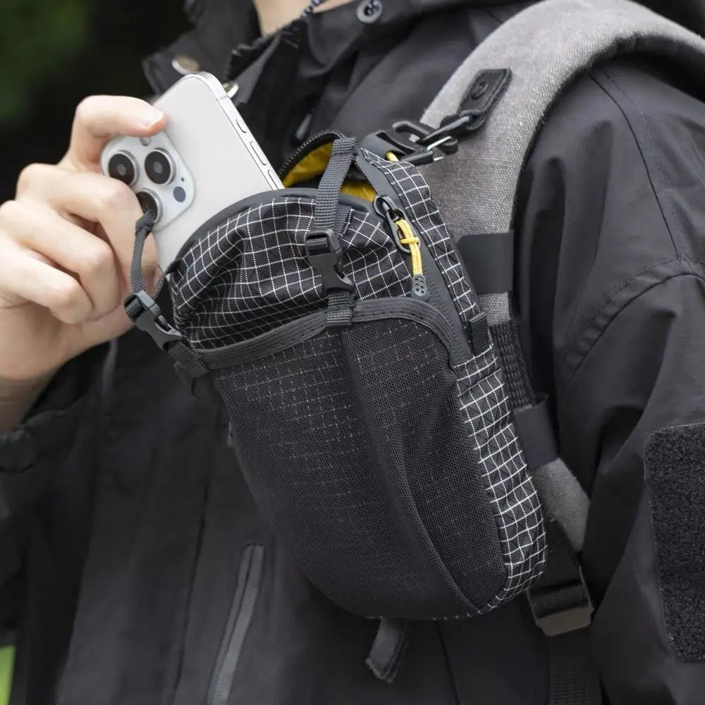 Outdoor Hiking Storage Bag Portable Water Cup Carrier Phone Bag Travel Sports Running Cycling Mountaineering Expand Backpack