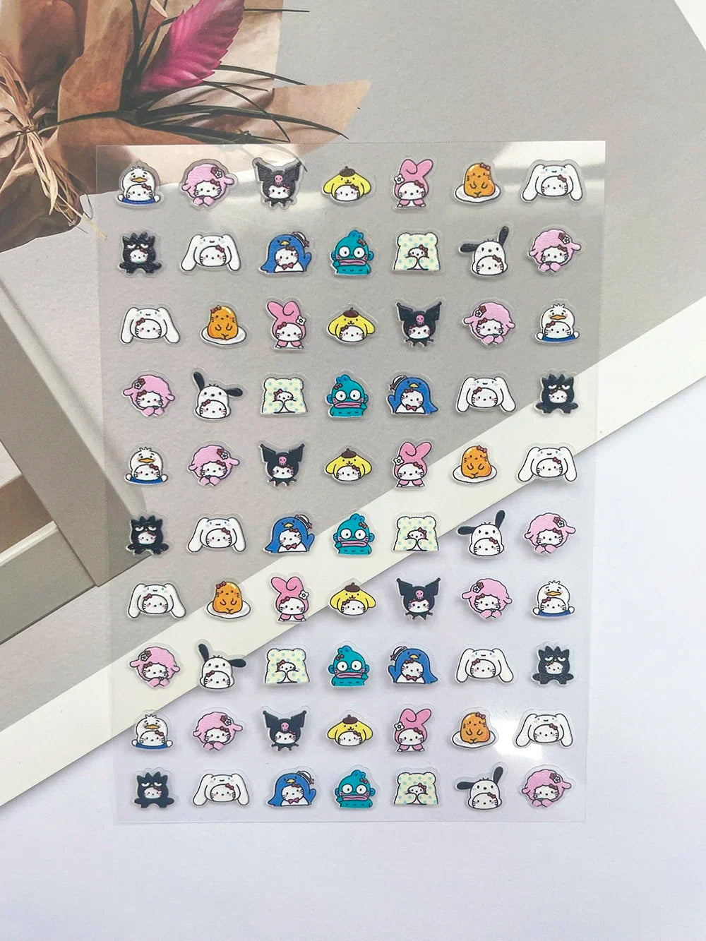 Mini Hellokitty Fruit Food Pixel Art Style Luggage Tags Stickers Nail Art Diy Phone Case Laptop Keyboard Buttons Cute Stickers