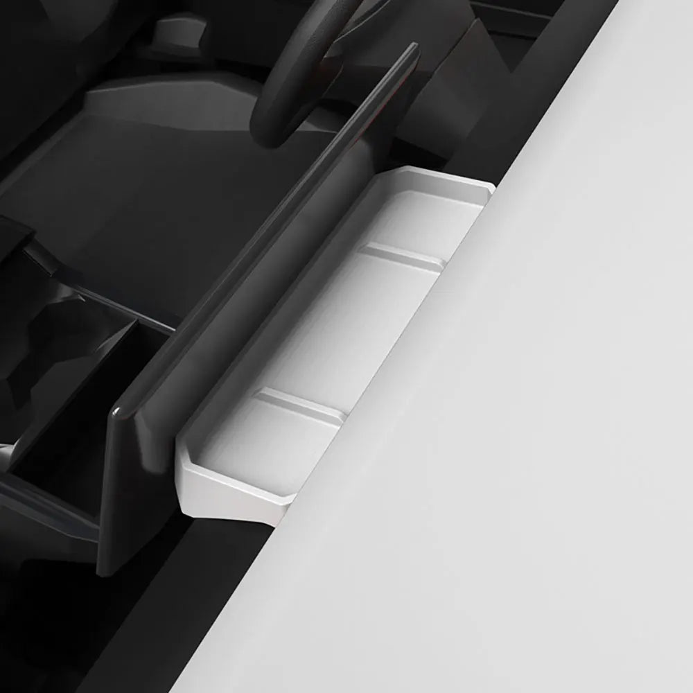 Car Dashboard Storage Box for Tesla Cybertruck 2024 2025 Central Control Screen Rear Storage Tray Auto Interior Accessories 1pc